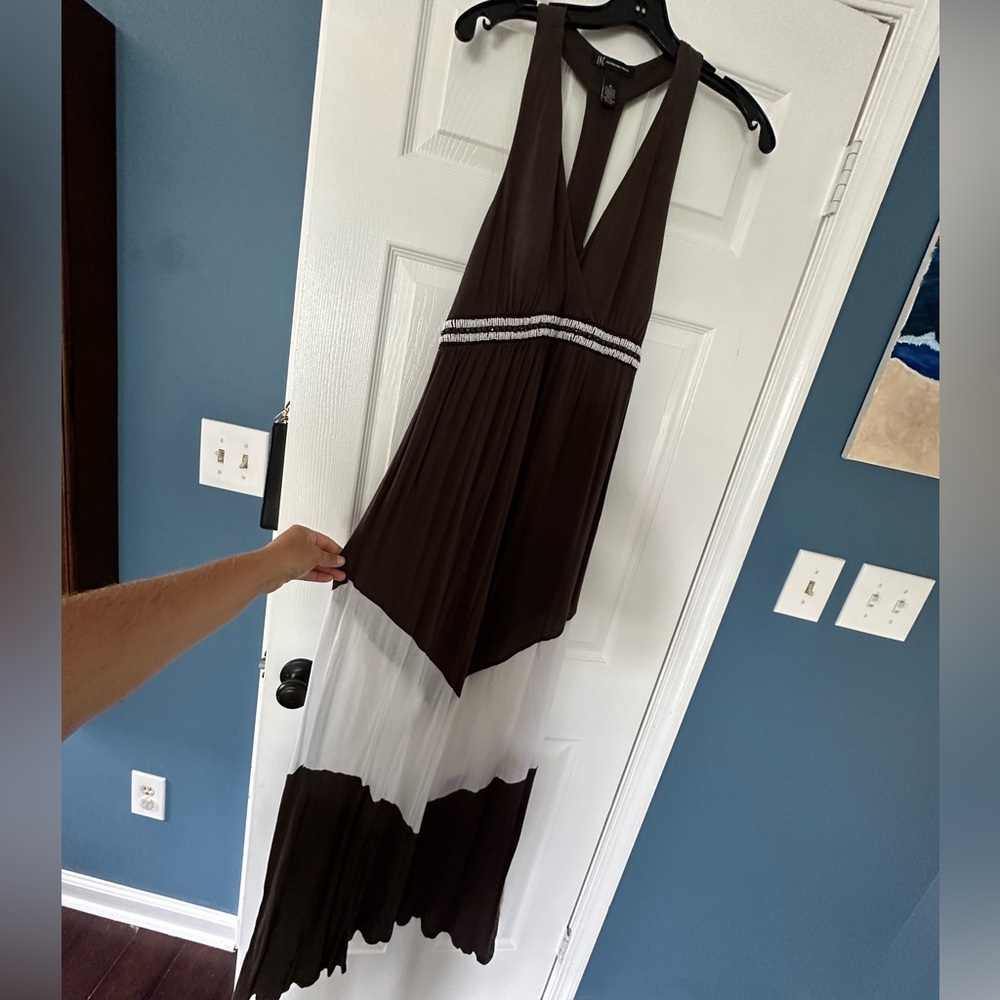 INC International Concepts Brown Halter Dress